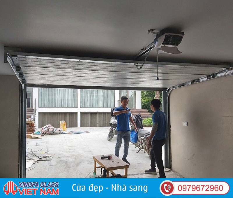 Cửa Cuốn trượt Trần Sau Khi Lắp Đặt