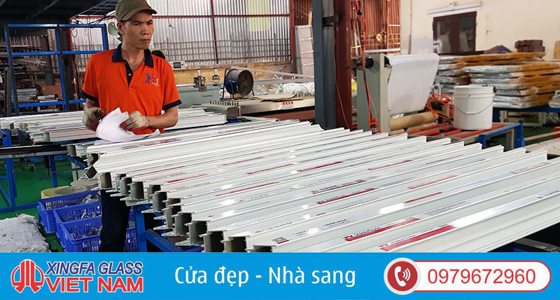 Hình Ảnh Sản Xuất Cửa Nhôm Xingfa Tại Nhà Máy