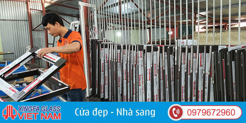 Hình Ảnh Sản Xuất Cửa Nhôm Xingfa Tại Nhà Máy