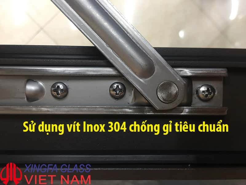 Xingfa Glass luôn sử dụng vật tư phụ tiêu chẩn chất lượng trong sản xuất thi công từ chi tiết nhỏ nhất